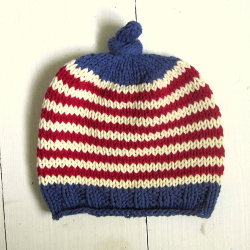 Ravelry Baby's First Hat, Top Knot Hat pattern by Sweet Baby Dolly by