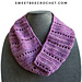 Sock Weight Neck Warmer pattern