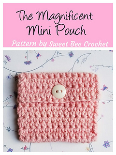 Ravelry: The Magnificent Mini Pouch pattern by Sweet Bee Crochet