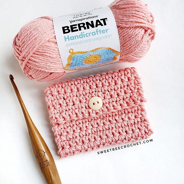 crochet mini pouch