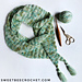 Simple Stitch Skinny Scarf photo 3