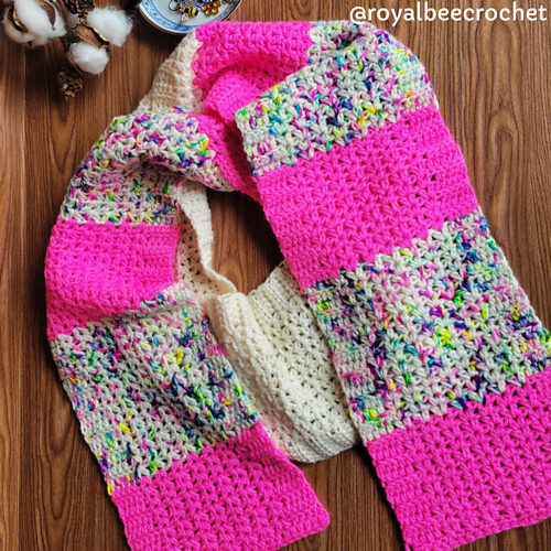 V Stitch Ridge Scarf photo 11