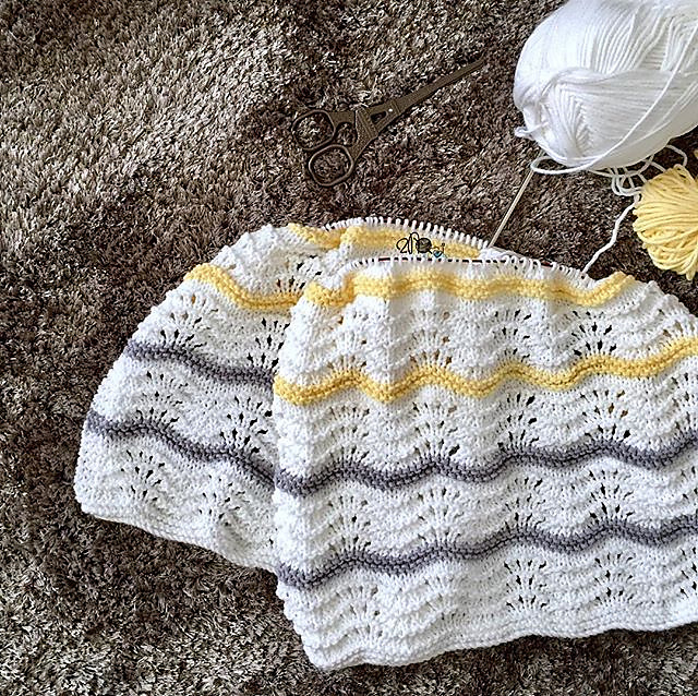 Ravelry szenooi's Baby Girl Chevron Blanket