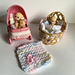 Dolls House Crib Bedding pattern