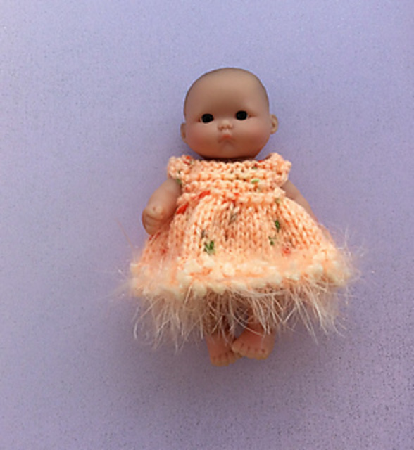 Anne Dress for 5" Baby Doll