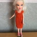 Bratz Burnt Orange Dress pattern 