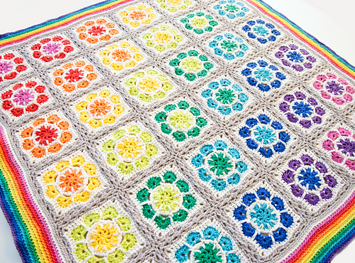 Magic Rainbow Baby Blanket photo 2