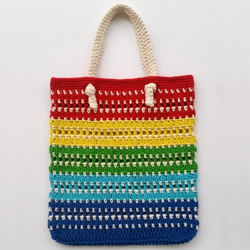 Knotted Rainbow Tote Bag photo 1