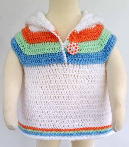 Striped Summer Baby Hoodie photo 1