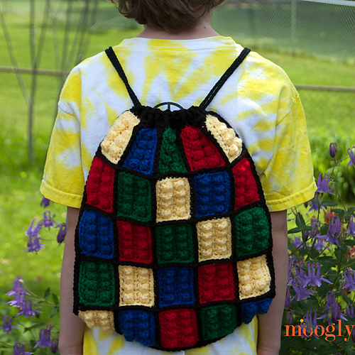 Building Blocks Crochet Backpack photo 1