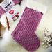 Velvet and Fur Christmas Stocking pattern 