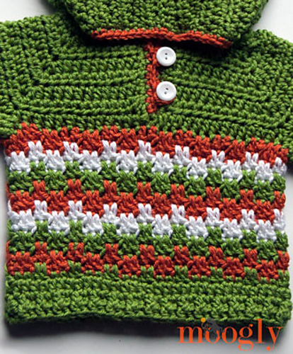 Leaping Crochet Baby Hoodie photo 4