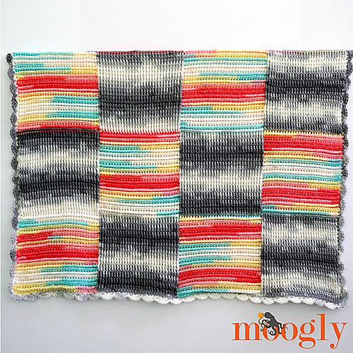 Basketweave Blocks Baby Blanket photo 2