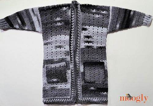 Shell Stitch Crochet Duster photo 3