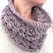 Lavender Kisses Cowl pattern 