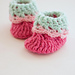 Loopy Love Newborn Baby Booties photo 4