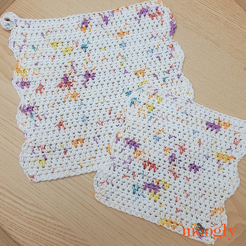 Speckle Cloud Dishcloth Set photo 3