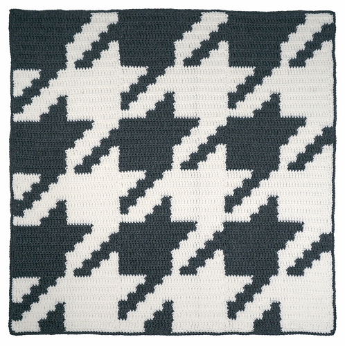 Houndstooth Squares Blanket photo 1