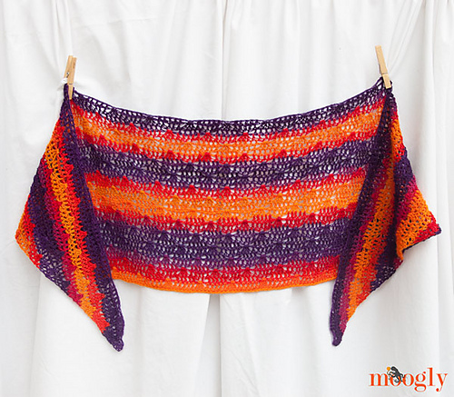 Sunset Shawlette photo 4