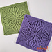 Forked Cable Square pattern 