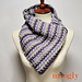 Ridgeline Stripes Crochet Cowl pattern 