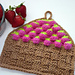 Strawberry Basket Tunisian Dishcloth pattern 