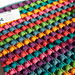 Blackberry Salad Striped Baby Blanket pattern 