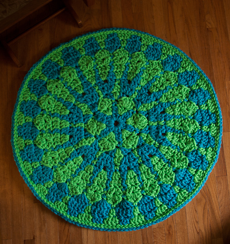 Shocking Mandala Rug photo 1