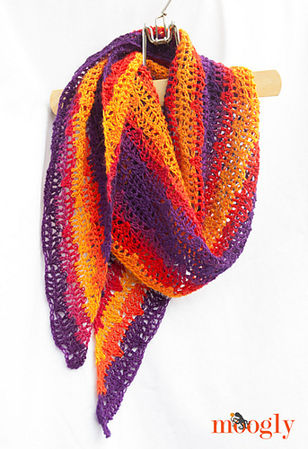 Sunset Shawlette photo 1
