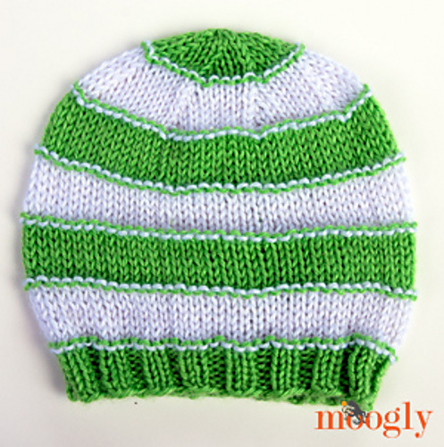 Stripey Knit Slouchy Beanies photo 5