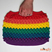 Rainbow Bobble Bag pattern 