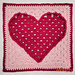 Heart Filled Square pattern 