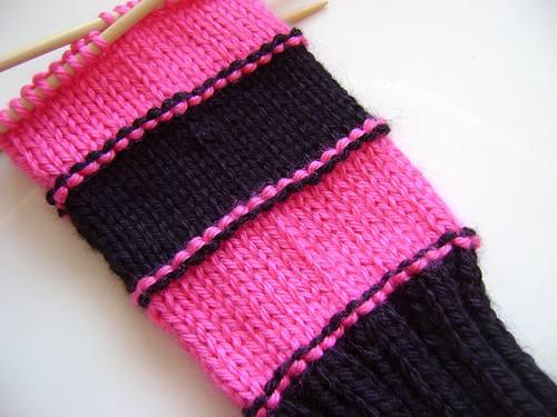 Sweet Striped Arm Warmers photo 5