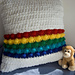 Rainbow in the Clouds Pillow pattern 