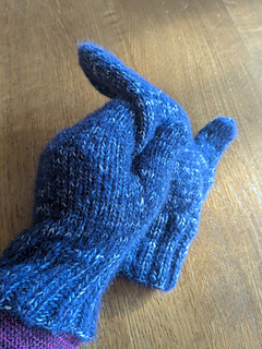 Basic Stockinette, held double throughout