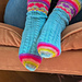 Heart Link Socks pattern 
