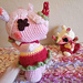 Pink Cake Rhino pattern 