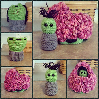 cupcake cradle purse crochet pattern
