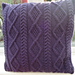 Vivienne's Aran Cushion pattern 