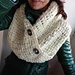 Cowl: beige approach pattern 