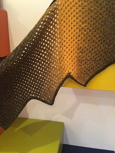 Gradient Granny multi-triangular shawl photo 7