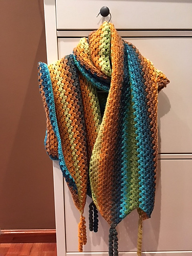 triangular rectangular granny shawl photo 6
