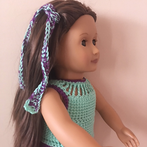 Retro jumpsuit for 18" dolls photo 8