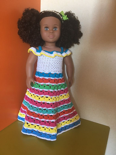 Mandala dress 18" photo 5