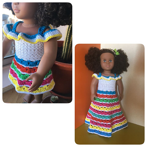 Mandala dress 18" photo 3