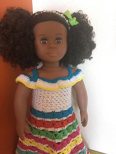 Mandala dress 18" photo 8