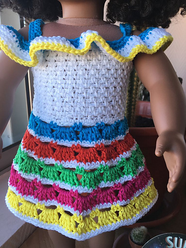 Mandala dress 18" photo 6