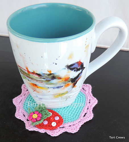 Cute Strawberry Coaster photo 4
