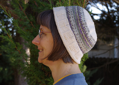 Fair Isle Effect Cap