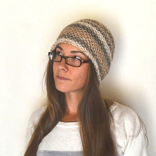 Ravelry Knit Waffle Beanie Hat pattern by the Good Shnit